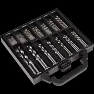 Sealey 99 Piece Fully Ground Drill Bit Set