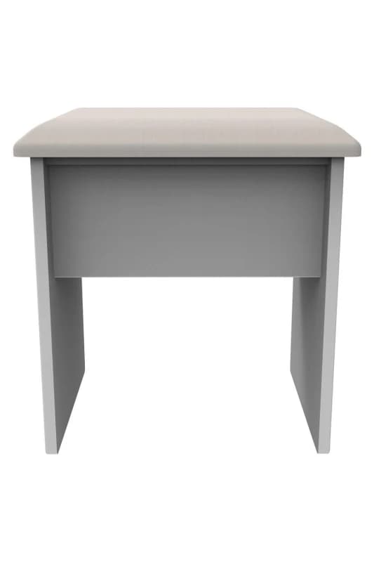 Heddon Stool In White Matt (Ready Assembled)