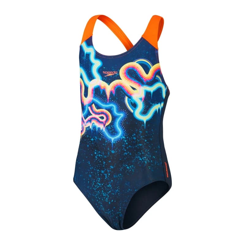 Speedo Digi Plt Spbk - Blue Blue 5 - 6 Years