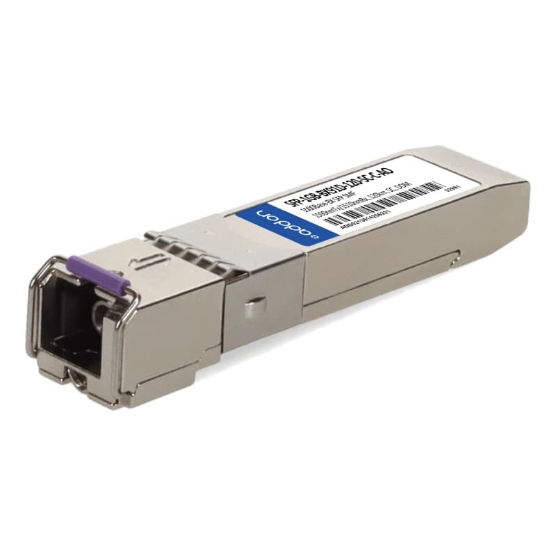 AddOn Networks SFP-1GB-BX91D-120-SC-C-AO network transceiver module Fi