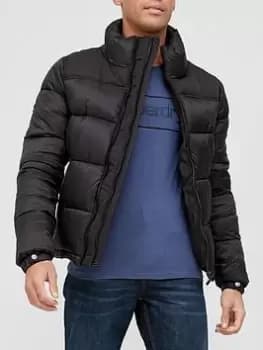 Superdry Code Padded Jacket - Black Size XL Men