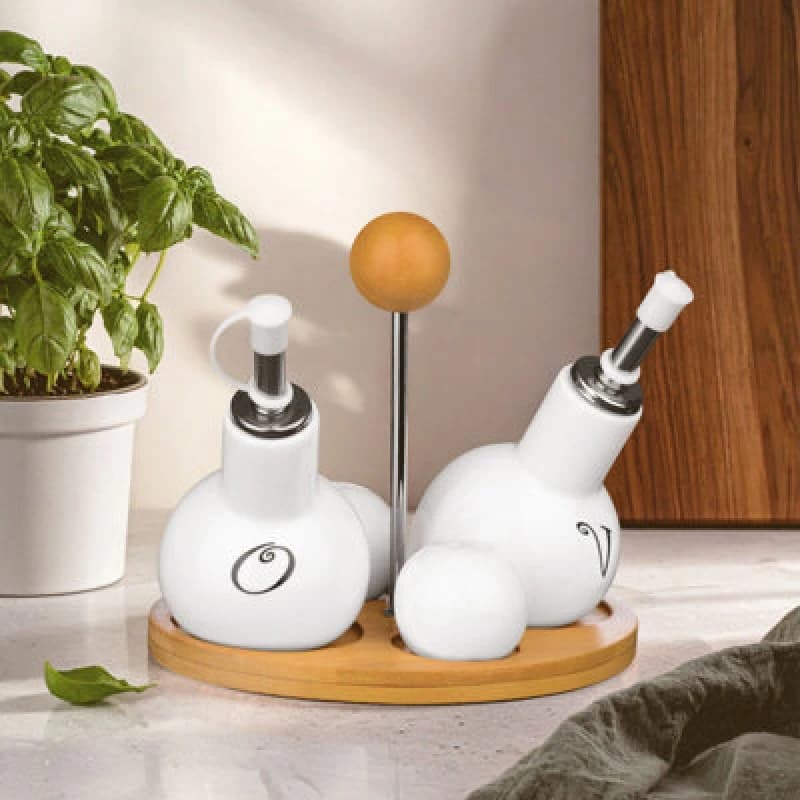 Orsina 4Pc Round Condiment Set