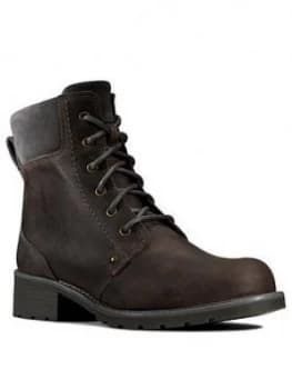 Clarks Orinoco Spice Wide Fit Ankle Boot - Grey