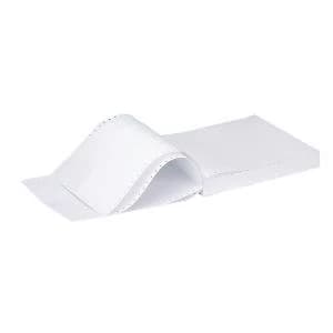 Q-Connect 11x9.5" 1-Part 60gsm Plain Micro-Perforated Listing