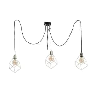 Taho Cluster Pendant Ceiling Light Gold, 3x E27