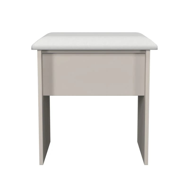 Santander Beige Wooden Dressing Table Stool