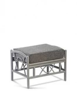 Desser Grey Bali Conservatory Footstool