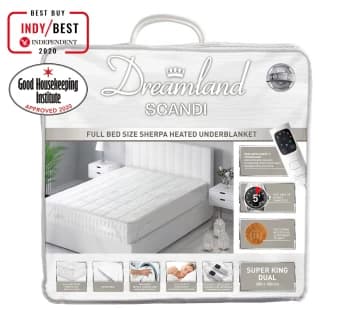Dreamland Scandi Dual Control Underblanket - Superking
