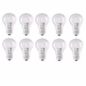 Status Halogen Edison Screw Candle Bulb 10 Pack - 28W