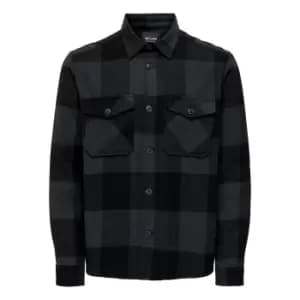Milo Checked Flannel Shacket in Cotton and Straight Fit