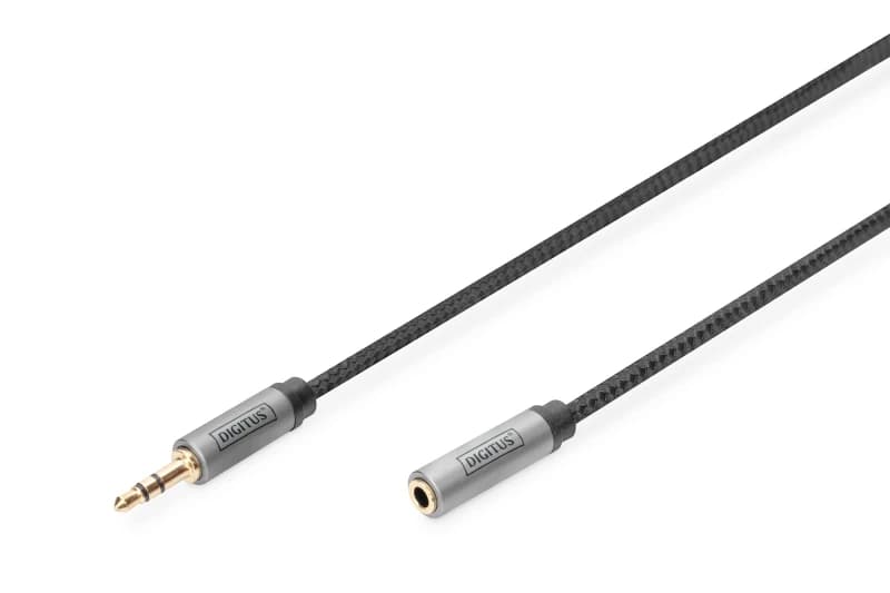 Digitus Audio Extension Cable. 3.5mm jack to 3.5mm socket