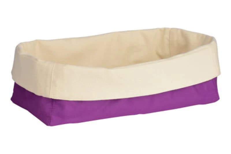 Interiors by Premier Folded Design Oval Bread Basket Purple