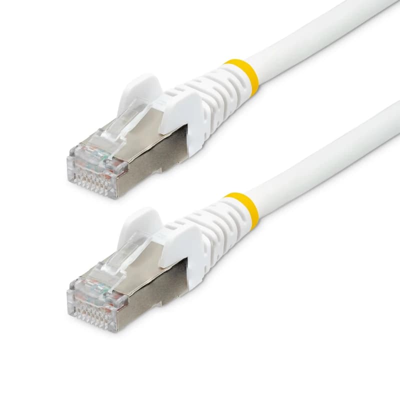StarTech.com 50cm CAT6a Ethernet Cable LSZH - White NLWH-50C-CAT6A-PATCH