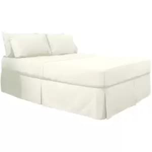 Belledorm 200 Thread Count Egyptian Blend Platform Valance (Superking) (Ivory) - Ivory