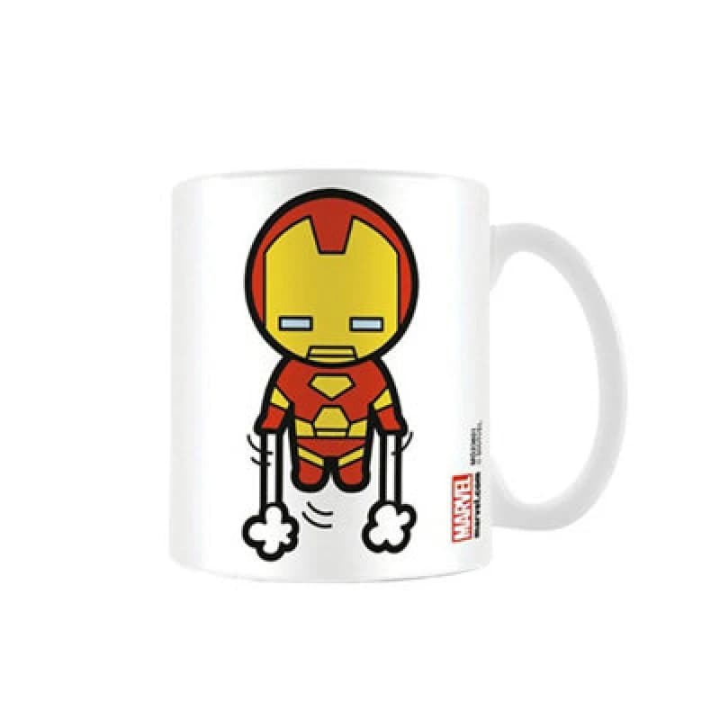 Iron Man Kawaii Mug White unisex