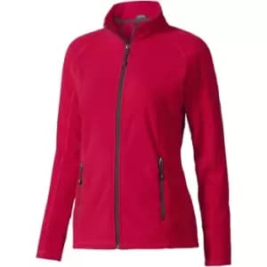 Elevate Womens/Ladies Rixford Full Zip Polyfleece (M) (Red)