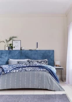 Helena Springfield Blue Chambray Bedding Set - Single
