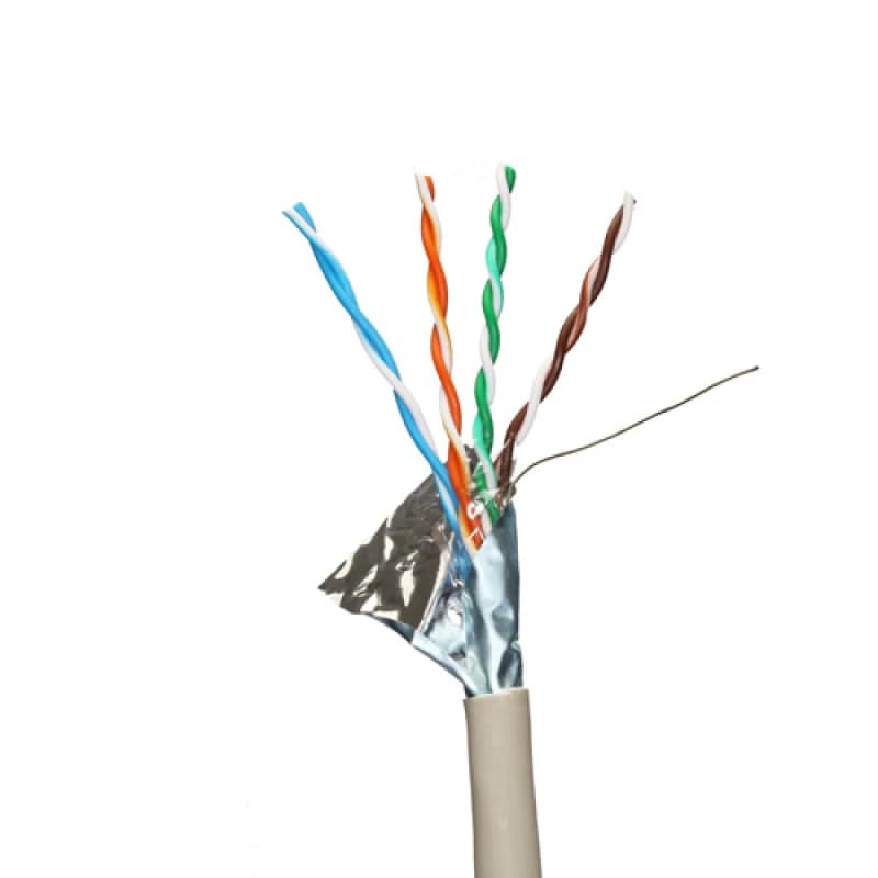 Cablenet Cat5e Grey F/UTP LSOH 24AWG Solid CPR Dca Cable 305m Reelex B