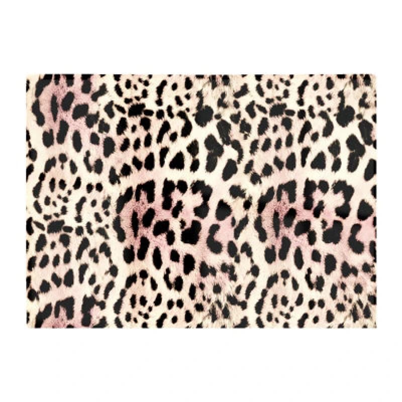 Warren Reed Designer Leopard Hide Glass Chopping Board