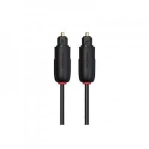 Techlink 103211 audio cable 1m TOSLINK Black