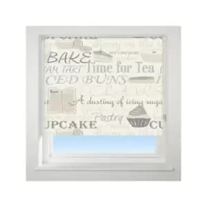 Universal - Bake Off Patterned Daylight Roller Blind, Neutral, W60cm
