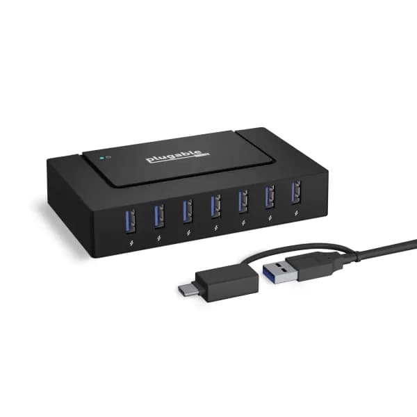 PLUGABLE 7-in-1 USB Charging Hub