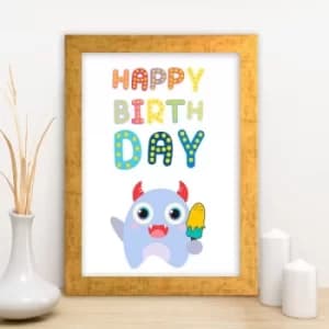 AC4386144703 Multicolor Decorative Framed MDF Painting