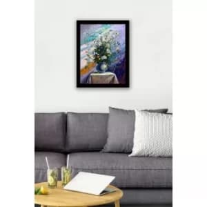 SC0099 Multicolor Decorative Framed MDF Painting