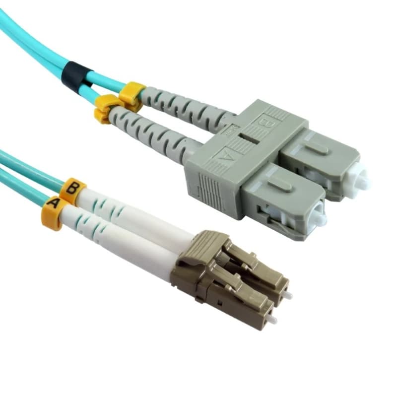 Cables Direct 2m OM3 Fibre Optic Cable, LC-SC (Multi-Mode)