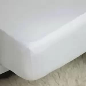 Belladorm Pima Cotton 450 Thread Count Extra Deep Fitted Sheet (Single) (White) - White