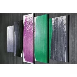 BC69 Multicolor Decorative Canvas Painting (5 Pieces)