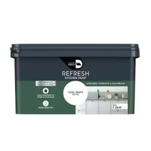 Maison Deco Refresh Kitchen Cupboards, Worktops & Splashbacks Paint Cool White - 2L