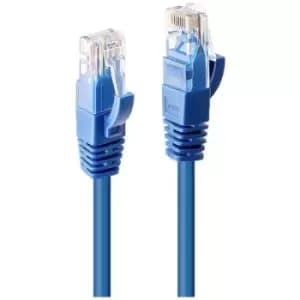 LINDY 48017 RJ45 Network cable, patch cable CAT 6 U/UTP 1m Blue