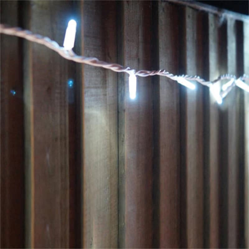 Eagle Connect LED String Lights White Rubber Cool White 15M