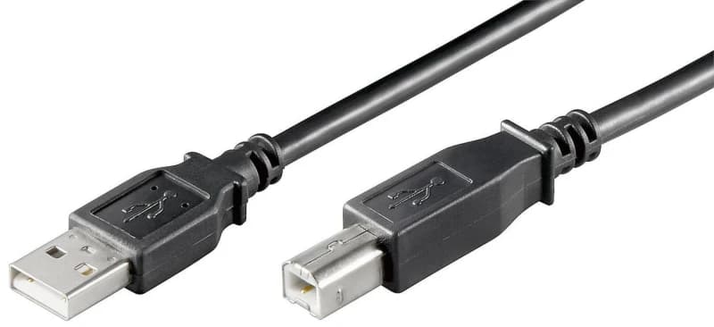 Microconnect USBAB3B-LSZH USB cable USB 2.0 3m USB A USB B Black