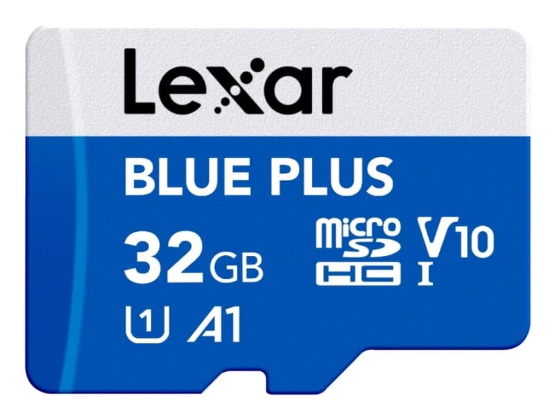 Lexar 32GB Lexar Blue Plus microSDHC UHS-1 Memory Card