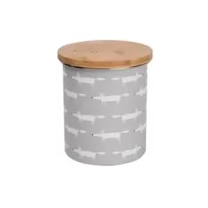 Scion Mr Fox Storage Jar Grey Patterned