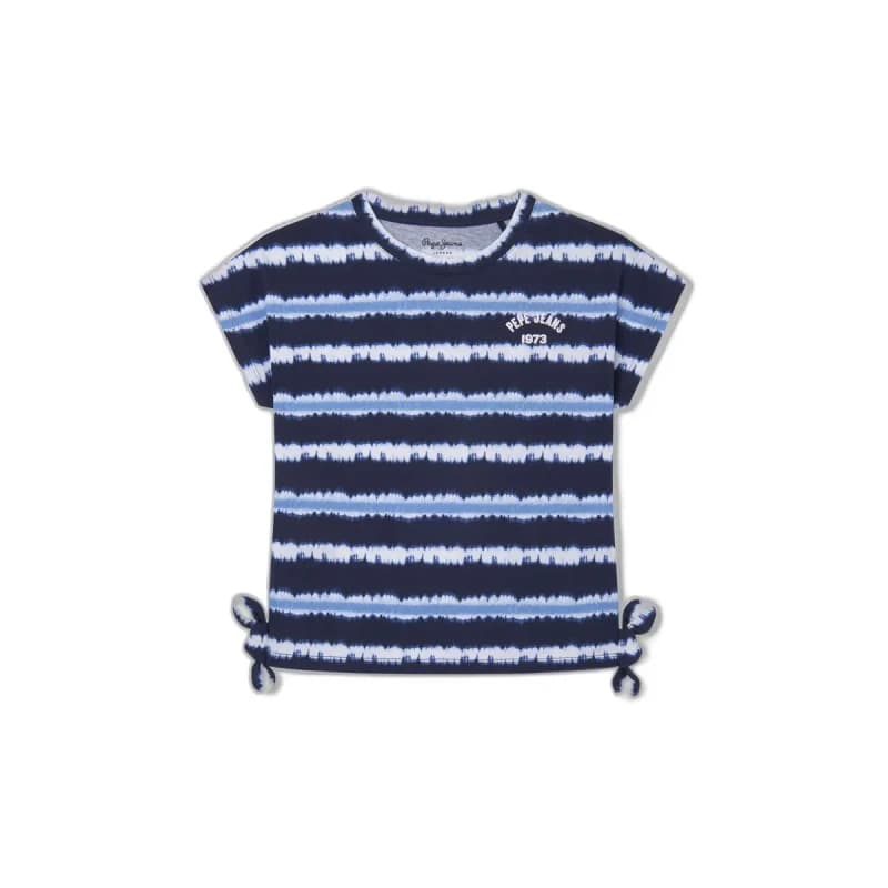 Pepe Jeans Girl's T-Shirt Pepe Jeans Petronille Bleu Female 10 ans