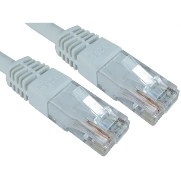 Cables Direct 0.25m CAT6 Patch Cable (White)