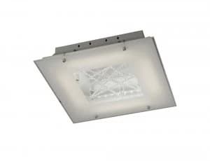 Flush Ceiling 16W LED 3600K Polished Chrome, Crystal