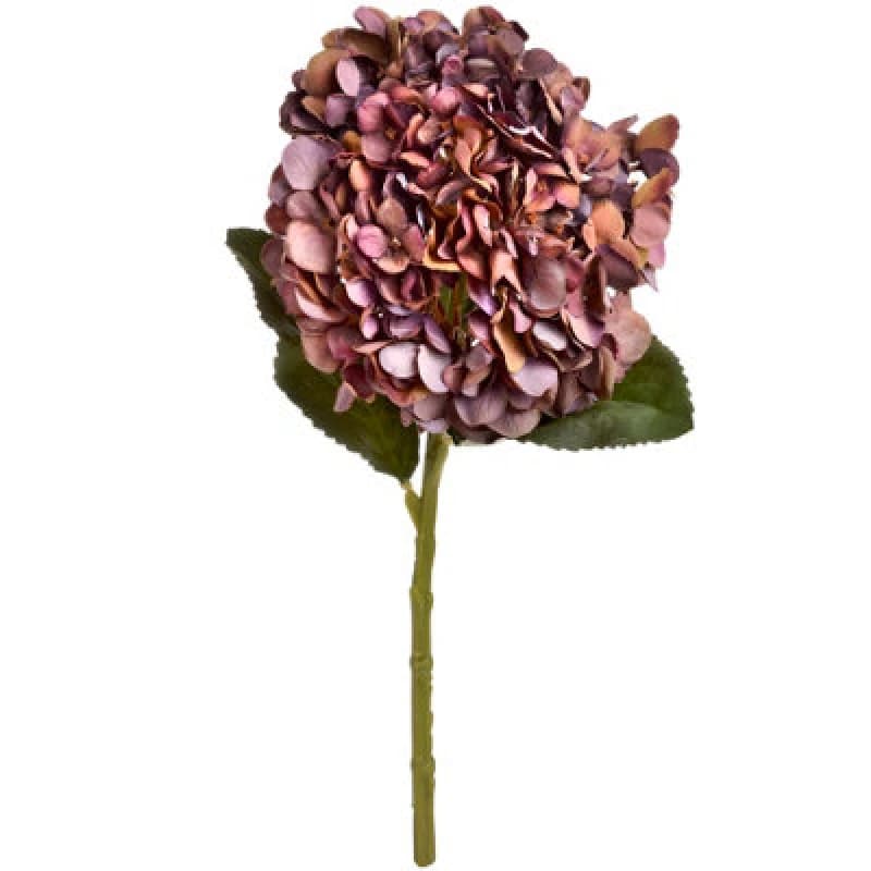 Hill Interiors Artificial Autumn Hydrangea Deep Purple (One Size)