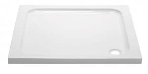 Wickes Square 45mm White Cast Stone Tray - 760mm