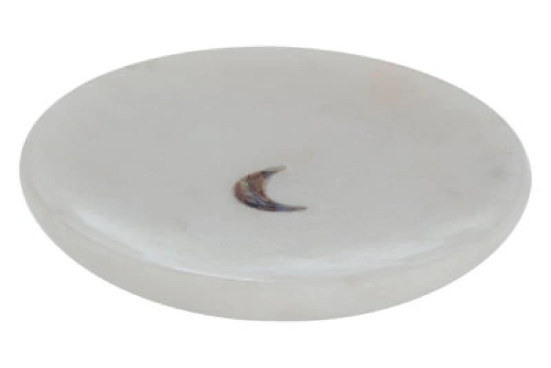 Orsina Marella White Marble Trinket Dish