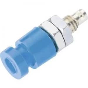 Jack socket Socket vertical vertical Pin diameter 2.4mm Blue
