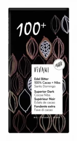 Vivani Superior Dark 100+ with cocoa 80g
