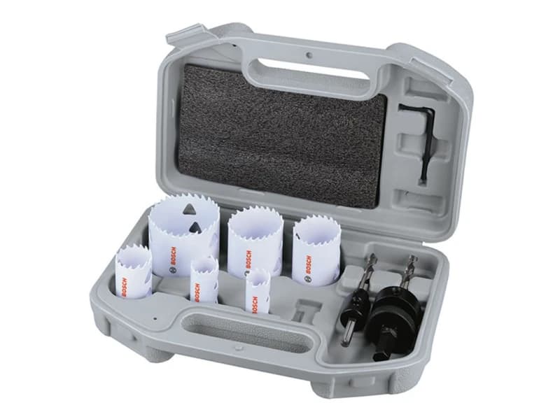 Bosch Powertool Accessories Multi Material Hole Saw Plumbers Set, 9 Piece 2.608.594.612