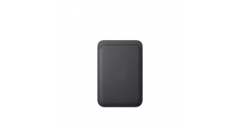 Apple - Wallet for mobile phone / credit card - MagSafe compatibility - microtwill, FineWoven - Black MA6W4ZM/A