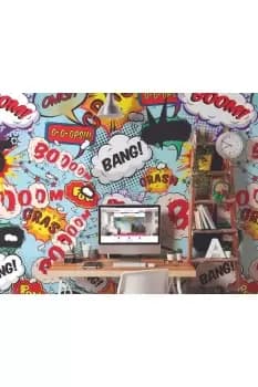 Comic Pop Wall Mural