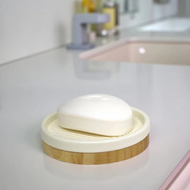Showerdrape Bondi Cream Ceramic Bathroom Soap Dish