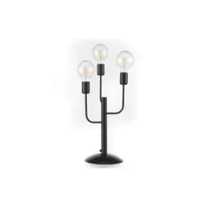 Mantis 3 Light Table Lamp, Black